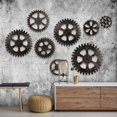 thumbnail image 3 of Steampunk Gear Decoración de estilo industrial Tablero de madera de alta densidad Casa Bar Club Adorno de pared Vogacara JJ19179-01, 3 of 6