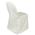 thumbnail image 3 of Your Chair Covers - Polyester Chair Cover Ivory for Wedding, Party, Birthday, Patio, etc., 3 of 3