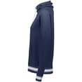 thumbnail image 2 of Holloway Sportswear M Womens All-American Funnel Neck Pullover Navy Heather/White 229763, 2 of 5