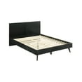 thumbnail image 2 of Petra Queen 4 Piece Wood Bedroom Set in Black Finish, 2 of 6