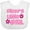AA-White, variant on Inktastic Daddy's Little Girl Girls Baby Bib