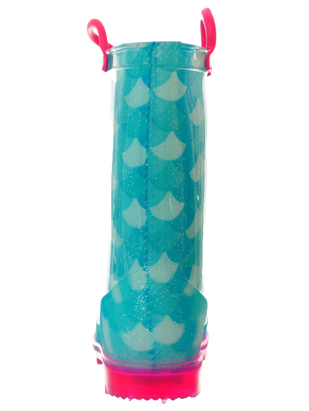 lilly Girls Light-Up Rubber Rain Boots