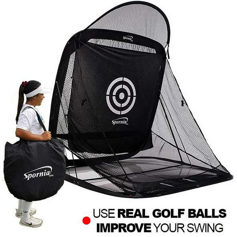 Spornia SPG-7 Portable Golf Practice Net for Backyard