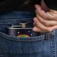 thumbnail image 3 of Guess Who's Got Anxiety Rainbow Funny Humor Stainless Steel 5oz Hip Drink Kidney Flask, 3 of 4