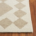 thumbnail image 4 of SAFAVIEH Ebony Alastar Checkered Area Rug, Beige/Ivory, 6' x 6' Square, 4 of 11