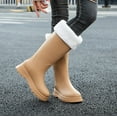 thumbnail image 6 of AUXDIQ Wellington Boots Women Mid-calf Wellies Waterproof Rain Boots Outdoor Garden Shoes, 6 of 6