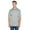 Grey/ Black, variant on UltraClub 8406 Men's Cool & Dry Sport Two-Tone Polo