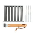 thumbnail image 2 of YAOMOBB Sausage Rolling Rack Sausage Rack with Wooden Handle Food Grade Stainless Steel BBQ Accessories, 2 of 6