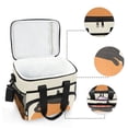 thumbnail image 6 of FORMRS Insulated Cooler Bag 24 Cans Capacity Soft Leakproof Lunch Box with Side Pockets, Sleeping Black Cat, 6 of 7