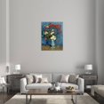 thumbnail image 4 of Still Life Vase with Cornflowers and Poppies, 1887, Botanical Unframed Premium Giclee Print Wall Art by Vincent van Gogh Sold by ArtCom, 4 of 4