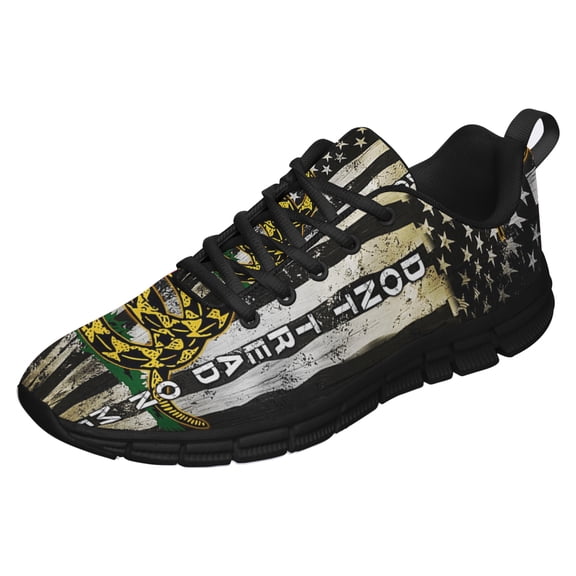 Don It Tread On Me Running Shoes Sneakers Mesh Black Size 3.5