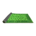 thumbnail image 2 of Ahgly Company Indoor Round Oriental Green Traditional Area Rugs, 4' Round, 2 of 4