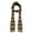 Khaki, variant on UJNDER Scarf for Women Striped Knitted Neck Fashion Long Style Decorative Neckerchief Warmer Cozy Soft Wrap