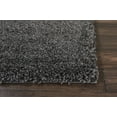 thumbnail image 4 of Nourison Malibu Shag Solid Shag Dark Grey 7'10" x 9'10" Area Rug, (8' x 10'), 4 of 9