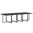 thumbnail image 2 of vidaXL Patio Dining Set Garden Table and Chairs Outdoor Furniture Textilene, 2 of 8