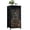 Color 1, variant on Dresser for Bedroom with 4 Storage Drawers Close up Black Red Rose Dewdrops Petals Dark Academia Gothic Dressers Chest of Drawers Steel Framed Fabric Closet Organizers for Dorm Entryway