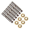 thumbnail image 2 of 6pcs Tuner Pegs Machine Heads Mount Hex Hole Gears & Pin for, 2 of 8