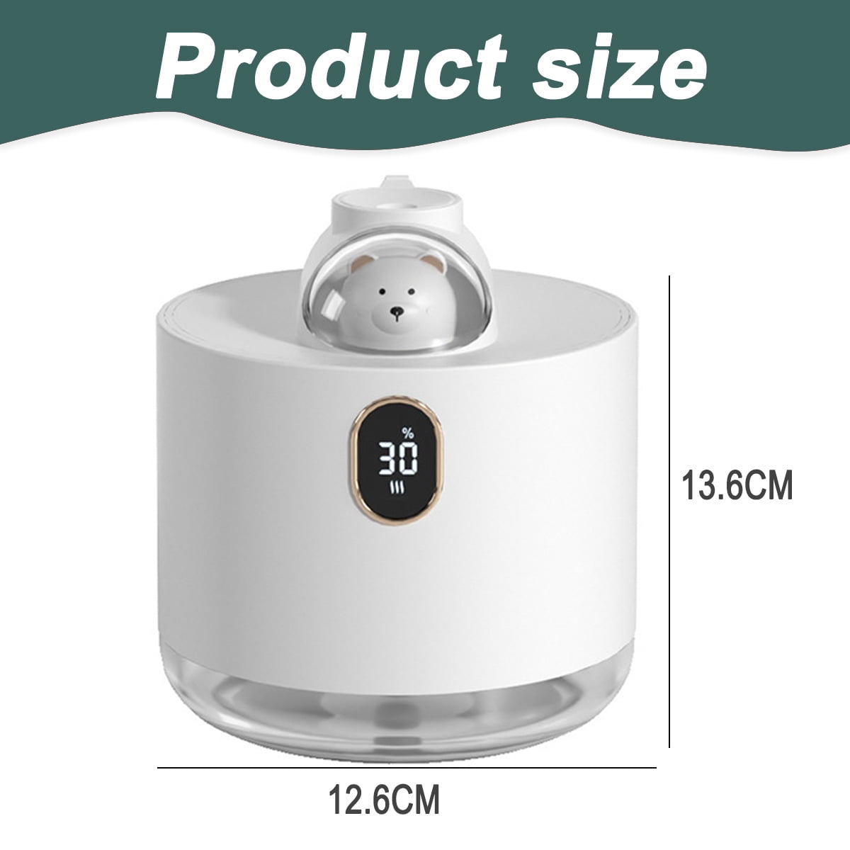 Humidificateur D'air 500ml Avec 6 Buses - Ultrasons Silencieux Et Lumières RGB