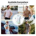 thumbnail image 6 of Lsque Sanrio Pattern Golf Shirts for Men Dry Fit Print Moisture Wicking Performance Short Sleeve Polo Shirt-Large, 6 of 7