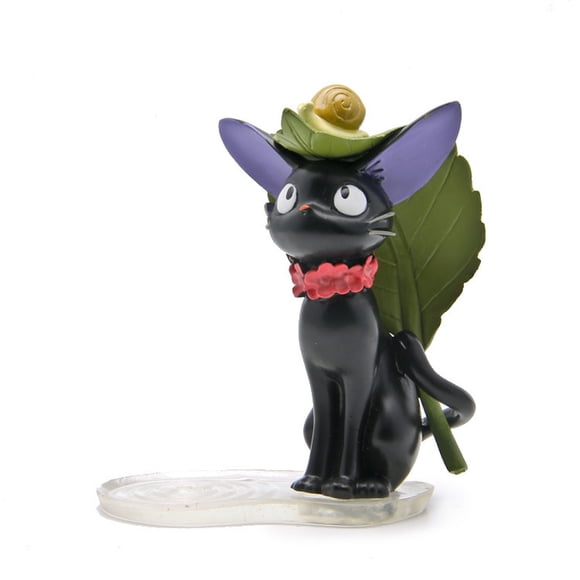 Figura de anime de la colección de juguetes modelo Decorat Black Cat Jiji
