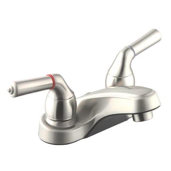 Home Plus 4935318 4 in. Classic Chrome Two Handle Lavatory Faucet