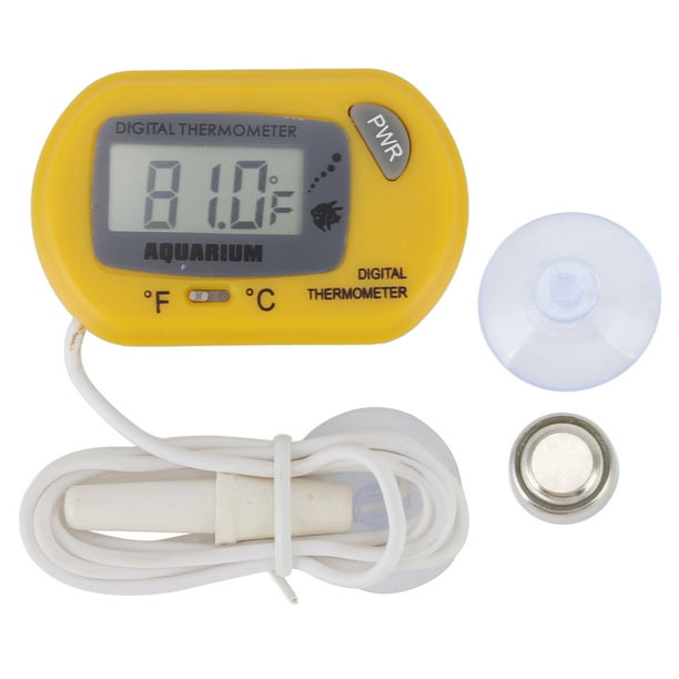 Terrarium Water Temperature Test,Aquarium Thermometer LCD Digital