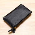 thumbnail image 5 of Monedero de cuero con personalidad de moda y cremallera para mujer, 5 of 5