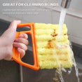 thumbnail image 4 of 7 Finger Dusting Cleaning Tool Household Cleaning Brush Windspeed Mini Blind Cleaner Air Conditioner Duster with 7 Slats, 4 of 5