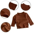 thumbnail image 7 of Esaierr 3M-3Y Newborn Thermal Tops Pullover Baby Winter Undershirt Toddler Long Sleeve Solid Cotton Turtleneck Baselayer Long Sleeve T Shirts Little Boys Girls Fall Winter Undershirt, 7 of 7