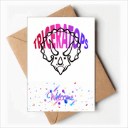 Triceratops Face Dinosaurs Welcome Back Greeting Cards Envelopes Blank