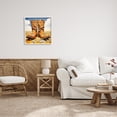 thumbnail image 3 of Stupell Industries Cowboy Boots Cloudy Landscape Landscape Painting White Framed Art Print Wall Art, 24 x 24, 3 of 9