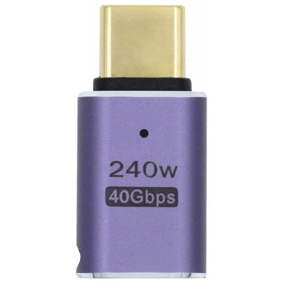 FVH USB4 Type C Male to Female 240W Power 40Gbps Data 8K Video Adapter for NS Phone Laptop