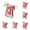 Red 6Packs, variant on Carnival Circus Party Decorations Supplies Circus Carnival Bunting Banner Red And White Pennant Banner Triangle Bunting Flag For Carnival Birthday Party,10 m,Blue