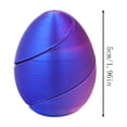 thumbnail image 2 of B Plastic Easter Egg 2 Inch Printed Colorful Fillable Toy For Easter Egg Hunt Party Holiday Filler, 2 of 6