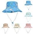 thumbnail image 3 of Ketyyh-chn99 Toddler Sunhat UPF 50+ Sun Protection Hat Summer Beach Caps Sunhat for Baby Girl Pink, 3 of 4