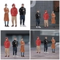 thumbnail image 2 of 1/32 Scale Figures Resin Miniature People Models Home Decoration Portable Designs for Dioramas Displays Set of 3, 2 of 8