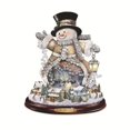 thumbnail image 1 of Escultura giratoria de árbol de Navidad, decoraciones de tren, pasta de ventana, pegatinas, decoración navideña, habitación de invierno, decoración del hogar, 1 of 4