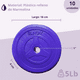 thumbnail image 4 of Kit de Pesas Sady Sport Barra Recta Barra Z Mancuernas 10 Discos de 2.5kg Lila, 4 of 5