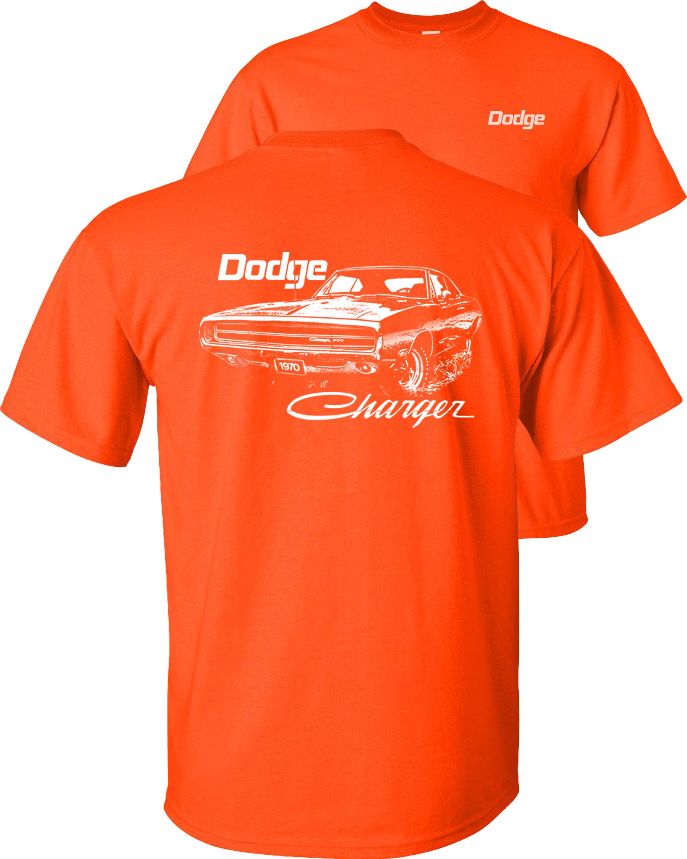 Fair Game White Distressed Dodge Charger TShirt 1970 F&B Walmart