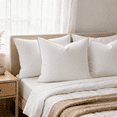 thumbnail image 3 of Sormag 22x22 Pillow Inserts 2 Pack, Hypoallergenic Throw Square Euro Decorative Insert Set of 2, Fluffy Stuffer Filler Pillow for Bed, Sofa Couch, 3 of 3