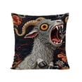 thumbnail image 2 of 18x18 Pillow Cover, Screaming Goat Plush, Funny Animal Throw Pillow with Soft Design, Decorative Pillowcase with Material, Home Decor Accent, Cushion Cover for Bed Couch Chair Bedroom Living Room(C), 2 of 6
