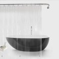 thumbnail image 1 of BRILLAR Forro transparente para cortina de ducha, 72 x 72 pulgadas, plástico Eva antimoho, para bañera y baño, 1 of 5