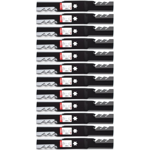 12PK Oregon 91-938 G3 Gator Blades for 50" Cub Cadet 742-04053, 742-04056