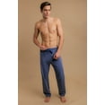 thumbnail image 4 of Men's Cottonique M17708 Latex Free Organic Cotton Drawstring Lounge Pant (Melange Blue 2X/3X), 4 of 5