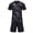 Black, variant on KAUOD Boys Athletic Clothes Outfits 2 Piece Summer Short Sleeve Shirts and Shorts Set Casual Workout Sports Clothes