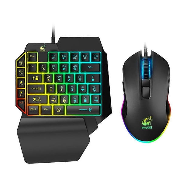 Havit Mechanical Keyboard Backlight Keyboard Play Game Keyboard Gaming Keyboards One Handed Keyboard