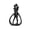 Black, variant on TISHITA Abstract Couple Statue Hugging Couple Abstract Figurine Resin Couple Figurine for Valentines Day Table Home Shelf Living Room Black