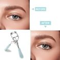 thumbnail image 4 of Rizador de pestañas Zowor con peine, se adapta a cualquier forma de ojo, rizador de pestañas curvo, natural y duradero, ideal para maquillaje de mujer (azul), 4 of 5
