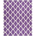 thumbnail image 3 of SAFAVIEH Cambridge Liam Geometric Wool Area Rug, Purple/Ivory, 9' x 12', 3 of 8