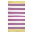 thumbnail image 3 of Swan Comfort 100% Cotton Pestemal Turkish Bath & Beach Towel, 39" x 70" - Purple - Yellow, 3 of 6